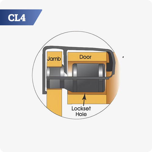 CL4 Split Jamb Closure Clip – closure clip for split jamb door frame assemblies