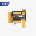 CL5 2 3/4 Inch Backset Flat Jamb Closure Clip – closure clip for 2-3/4 inch backset flat jamb door frames