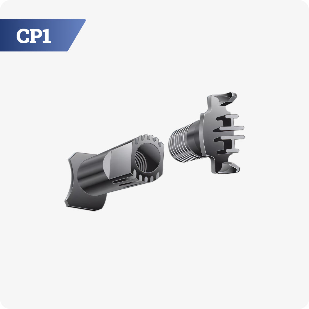 CP1 2-Piece Closure Plug – plug accessory for DOORFRAMER two-piece door closure systems