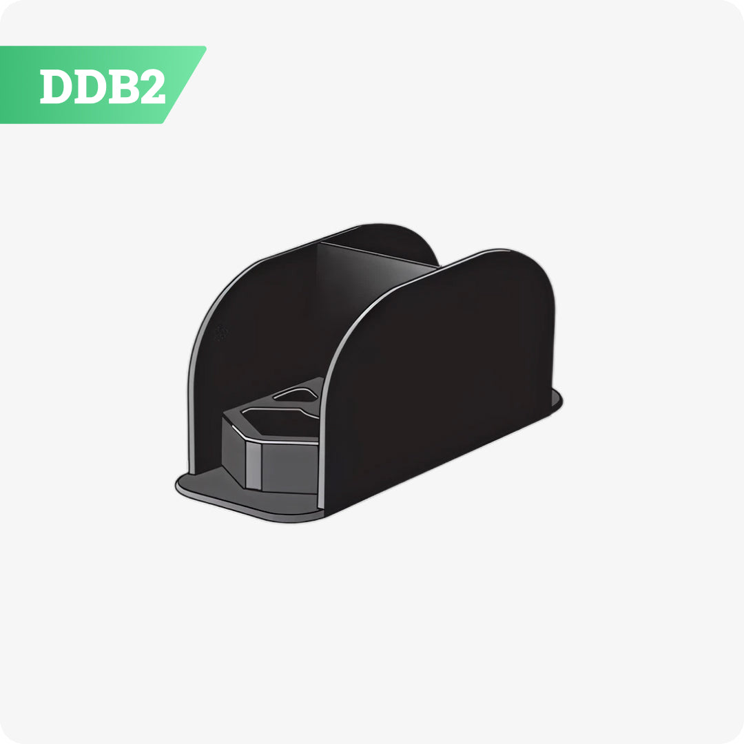 DDB2 Double Door Bottom 1-3/4 Inch – bottom protection piece for 1-3/4 inch double door assemblies during shipping