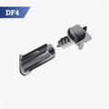 DF4 DoorFast Lightning Bolt 2-Piece Closure – lightning bolt style two-piece bolt securing doors from manufacturing through installation