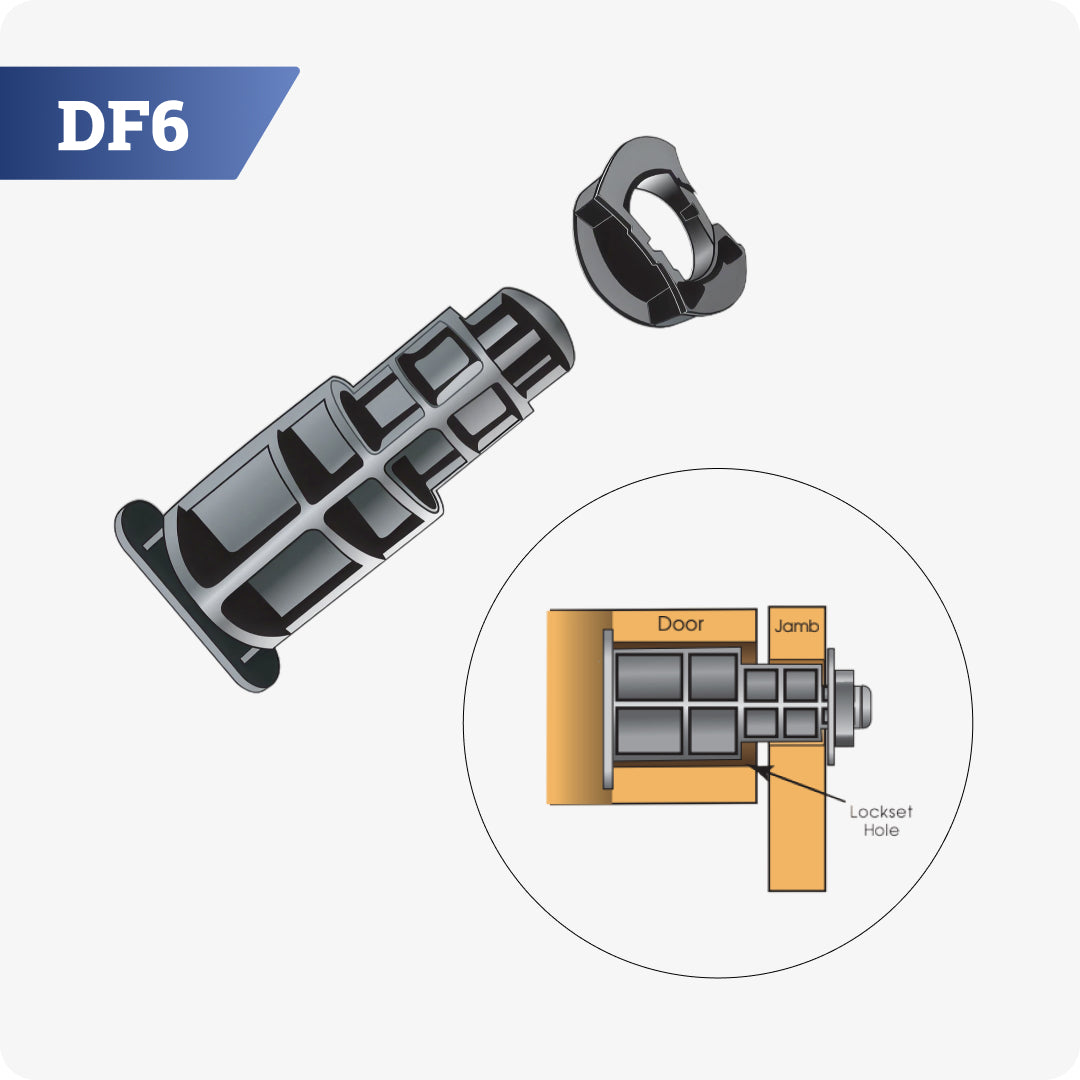 DF6 Reversible Nut 2-Piece Closure