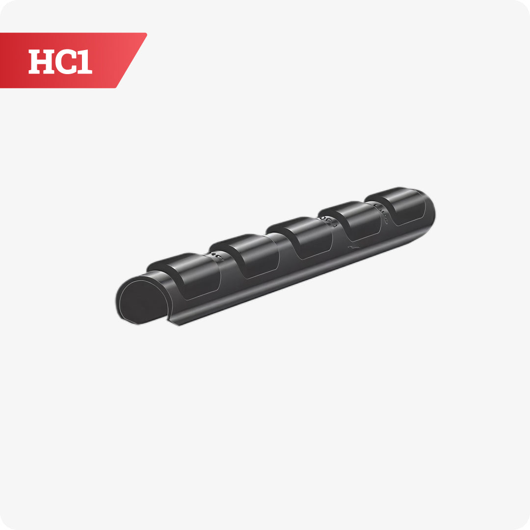 HC1 SNAP-ON Hinge Cover – snap-on plastic cover protecting door hinges during handling and installation