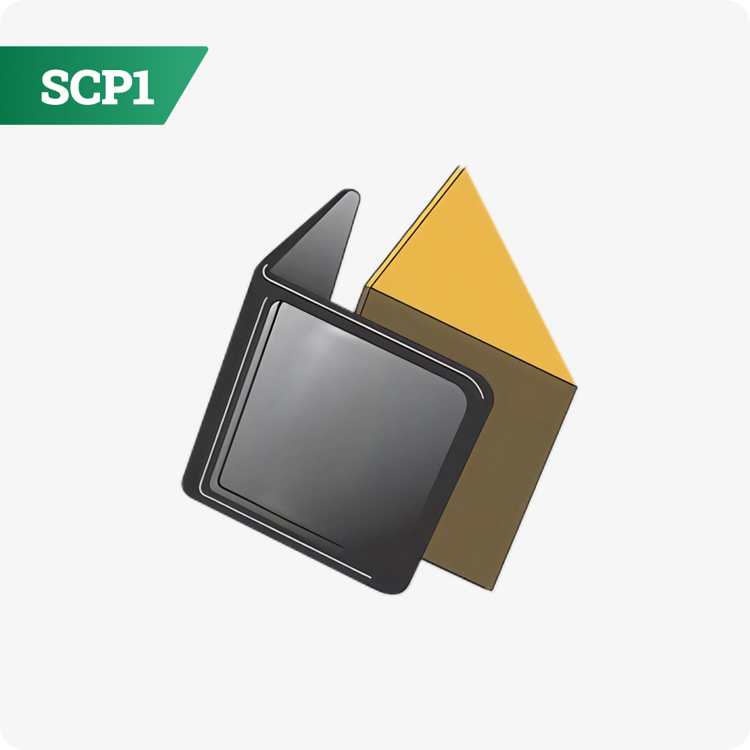 SCP1 Slab Corner Protector 1-3/8 Inch – corner protector for 1-3/8 inch slab doors preventing edge damage during handling