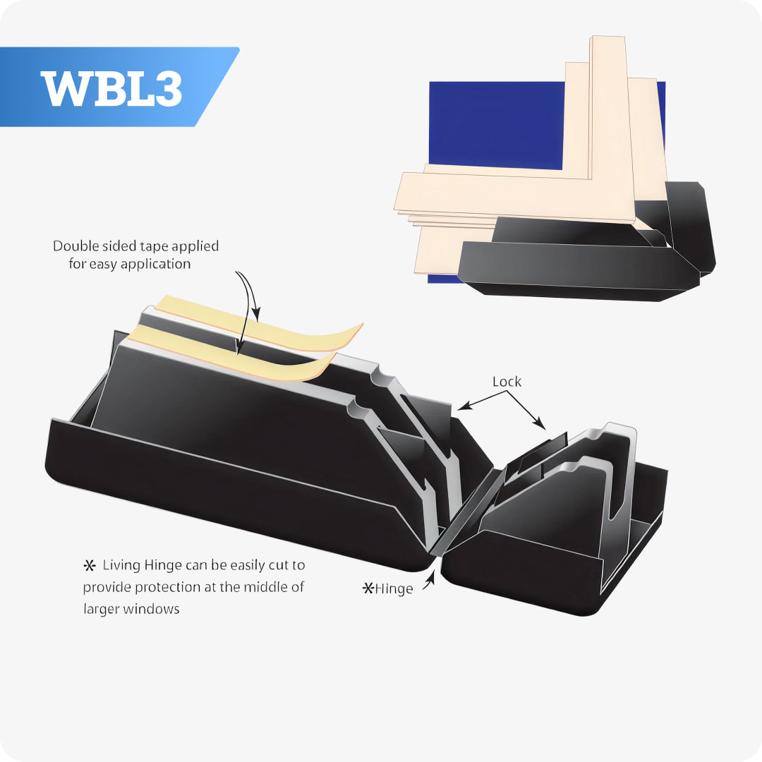 WBL3 Folding Flush Fin Window Block
