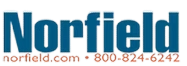 A blue and white Norfield logo banner with the text 'Norfield', 'norfield.com', and '800-824-6242'.